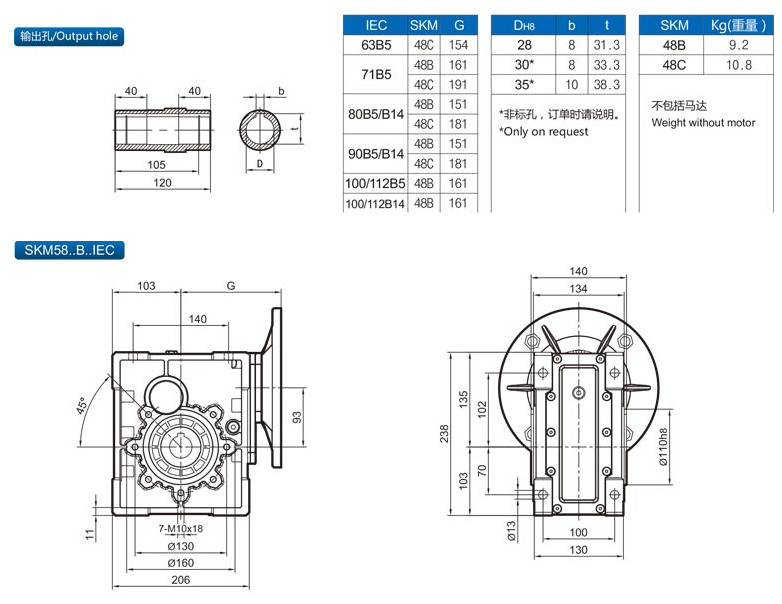 精密行星減速機(jī)SKM28B-58B（IEC）8.png