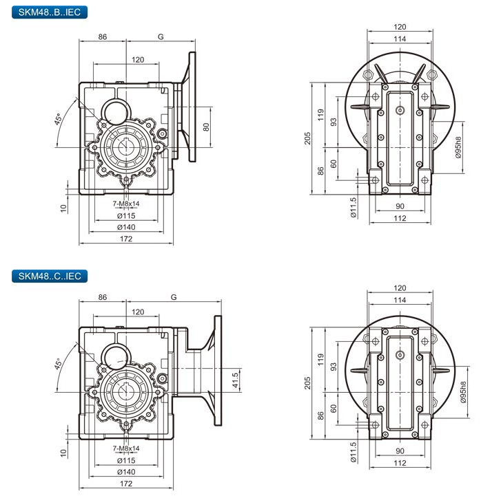 精密行星減速機(jī)SKM28B-58B（IEC）7.png
